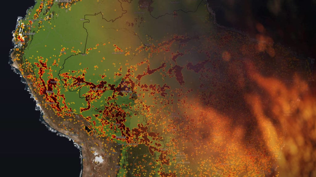 el dantesco mapa de los incendios del amazonas asi se esta quemando el pulmon del planeta 1