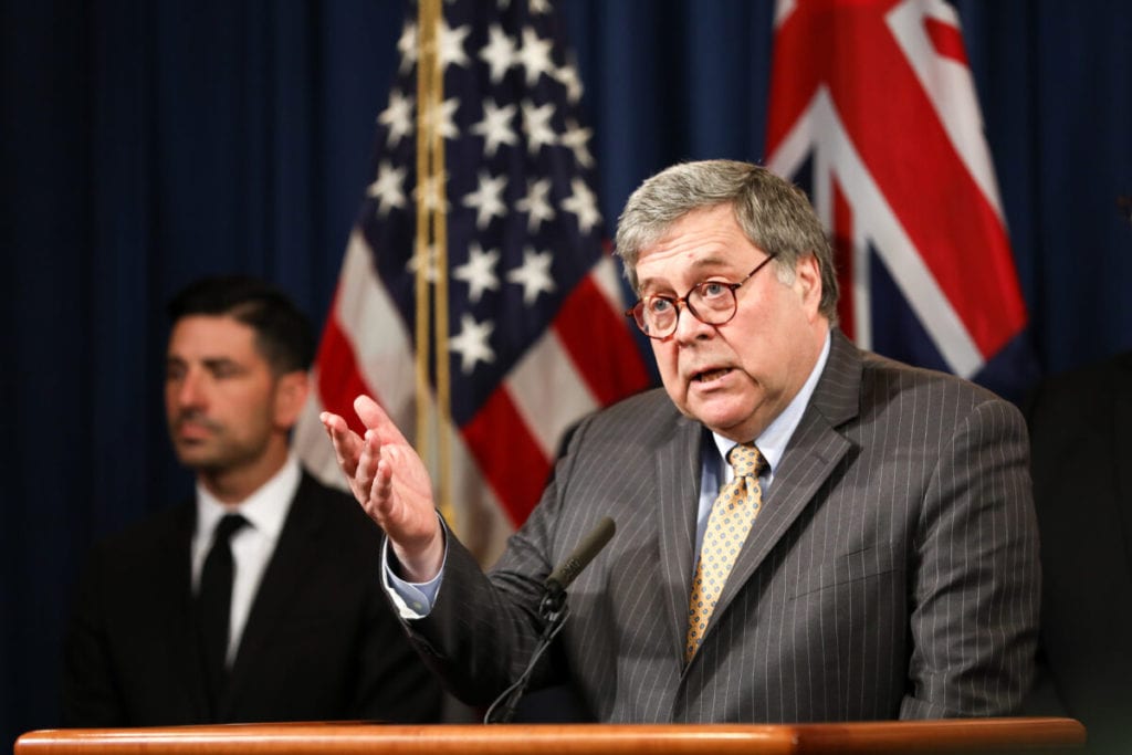 Fiscal General William Barr 1