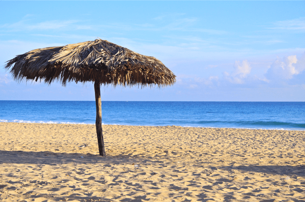 Playa en Cuba